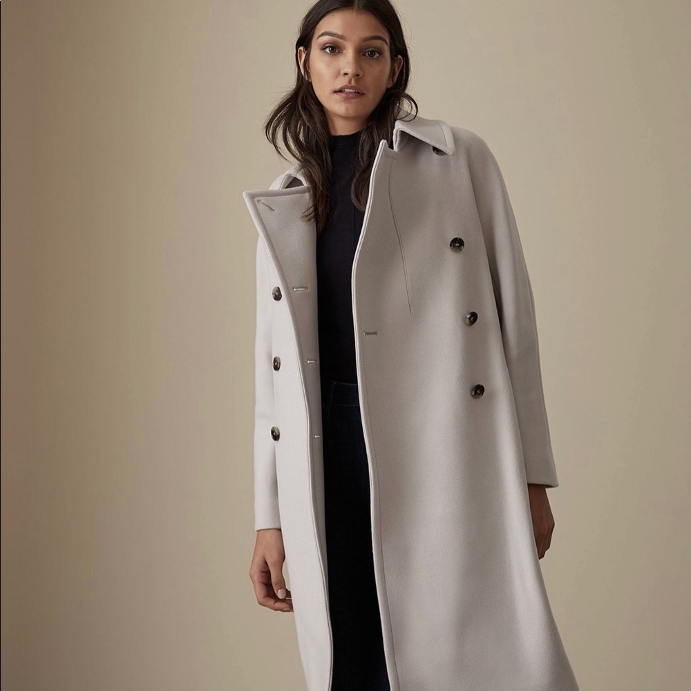 Reiss English button coat